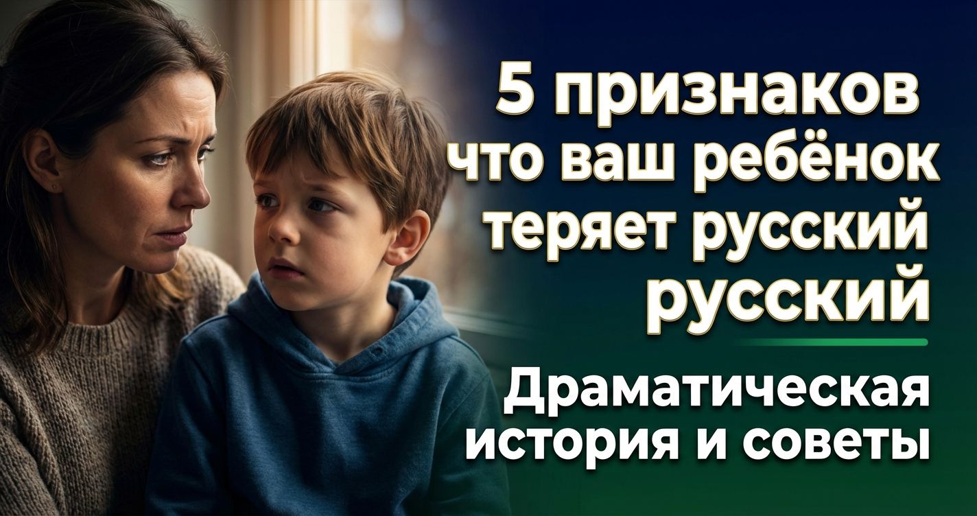 Cover v2: 5 признаков что ваш ребёнок теряет русский