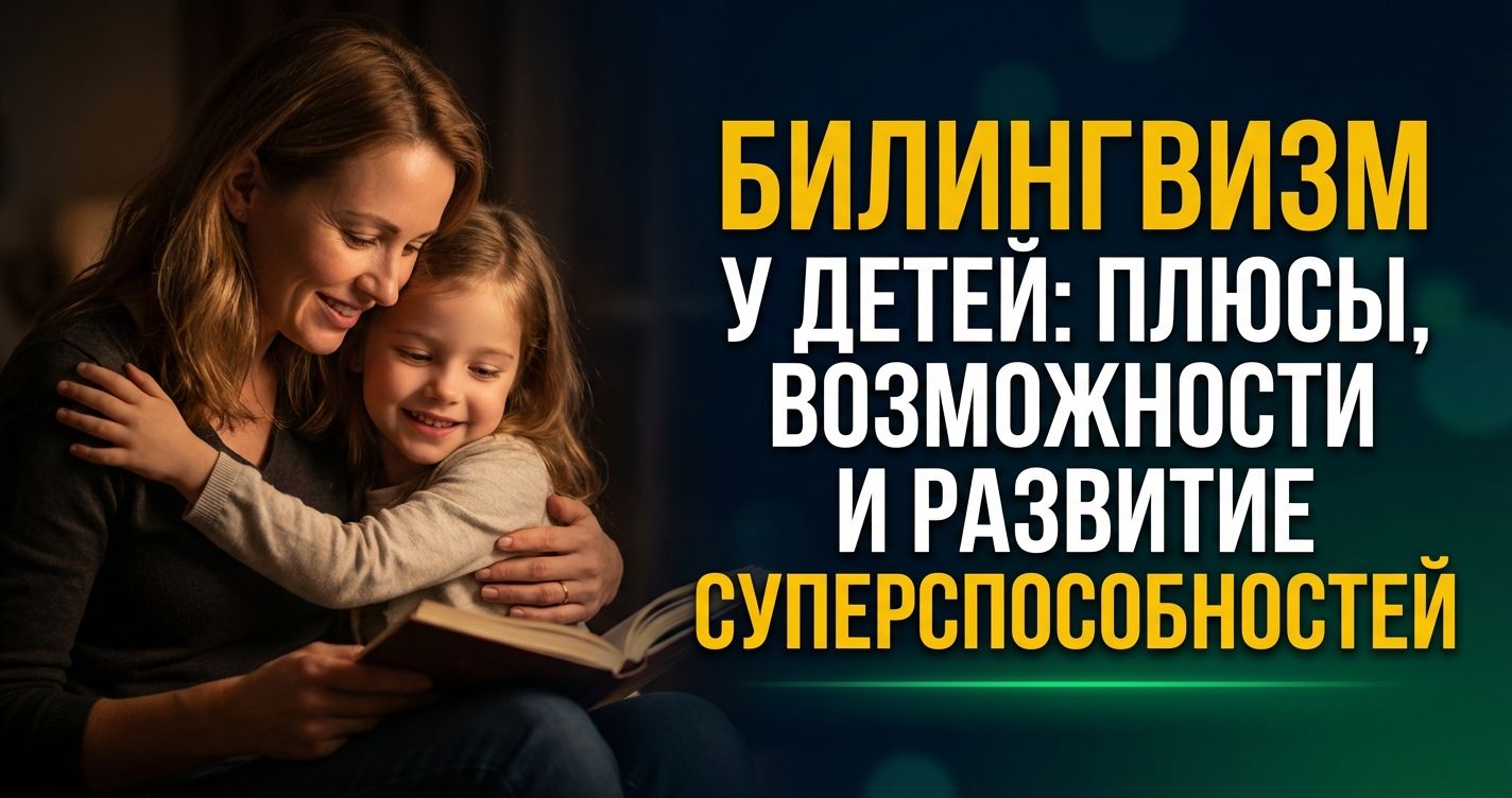 Cover: Билингвизм у детей: плюсы, возможности и развитие суперспособностей