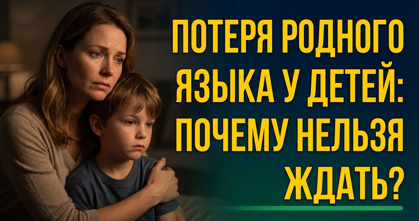Cover: Потеря родного языка у детей: Почему нельзя ждать?