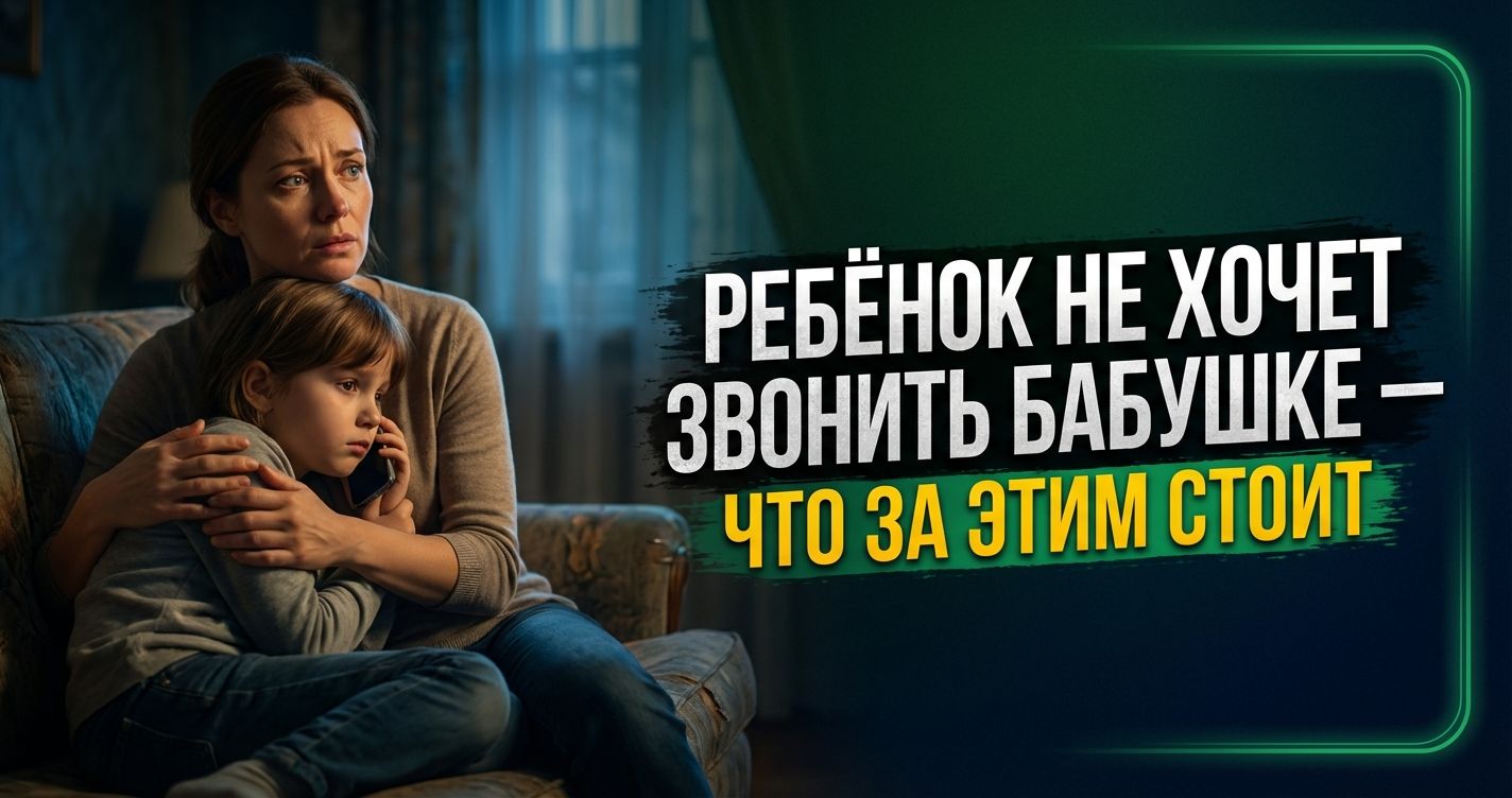 Cover v2: Ребёнок не хочет звонить бабушке — что за этим стоит