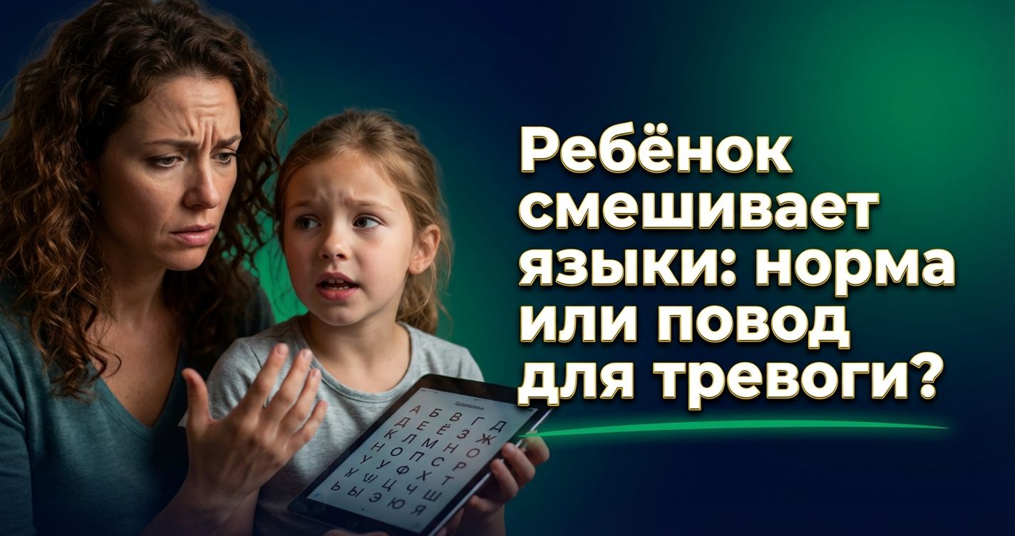 Cover: Ребёнок смешивает языки: норма или повод для тревоги?