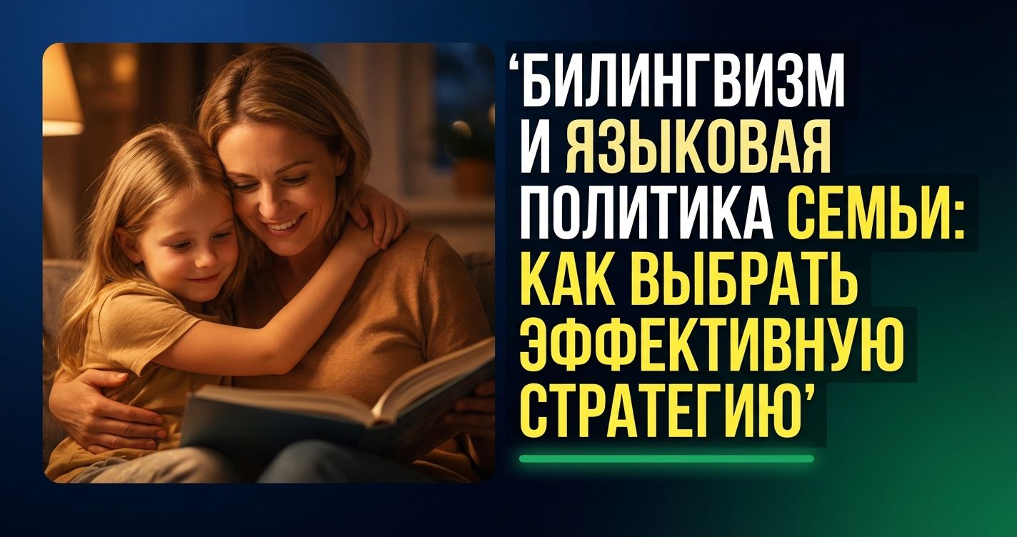 Cover: Билингвизм и языковая политика семьи: как выбрать эффективную стратегию
