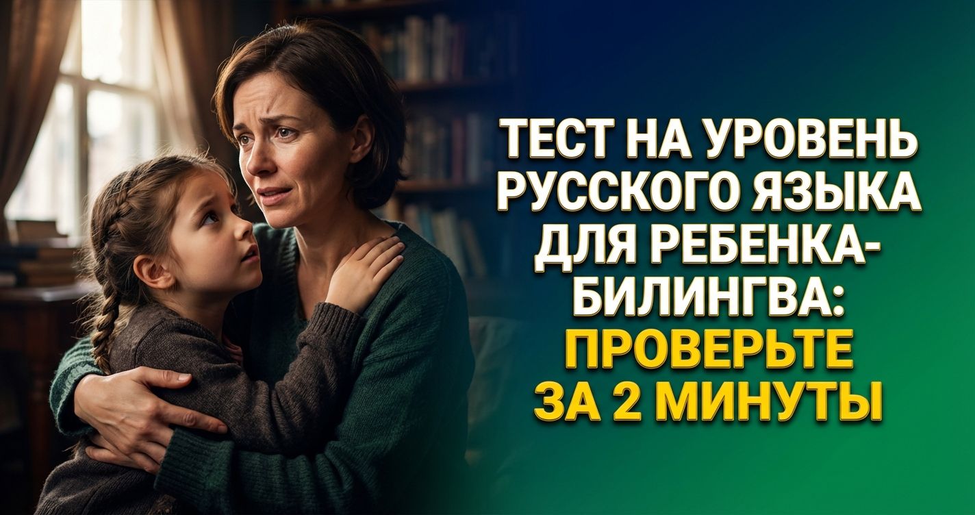 Cover: Тест на уровень русского языка для ребенка-билингва: проверьте за 2 минуты
