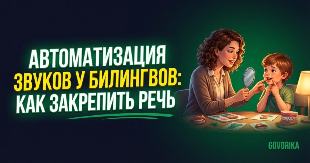 Автоматизация звуков у билингвов: как закрепить речь — GOVORIKA