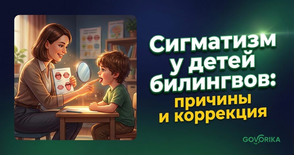Сигматизм у детей билингвов: причины и коррекция — GOVORIKA