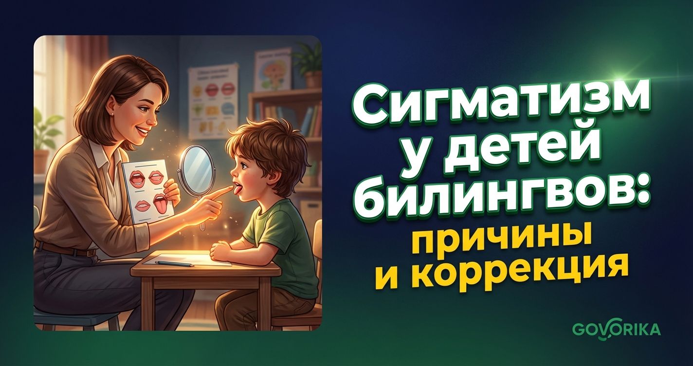 Сигматизм у детей билингвов: причины и коррекция — GOVORIKA